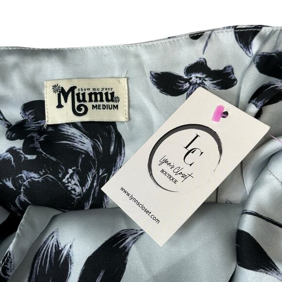 Show Me Your Mumu The Jagger Jumpsuit Silky Silver Floral Medium - Picture 5 of 5